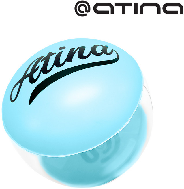 아티나 넥베스트 비치볼 투명 물놀이 대형 탱탱볼, 세이지블루, 1개