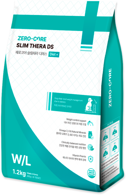제로코어 강아지 처방식사료, 1개, 1.2kg, 다이어트(체중감소)