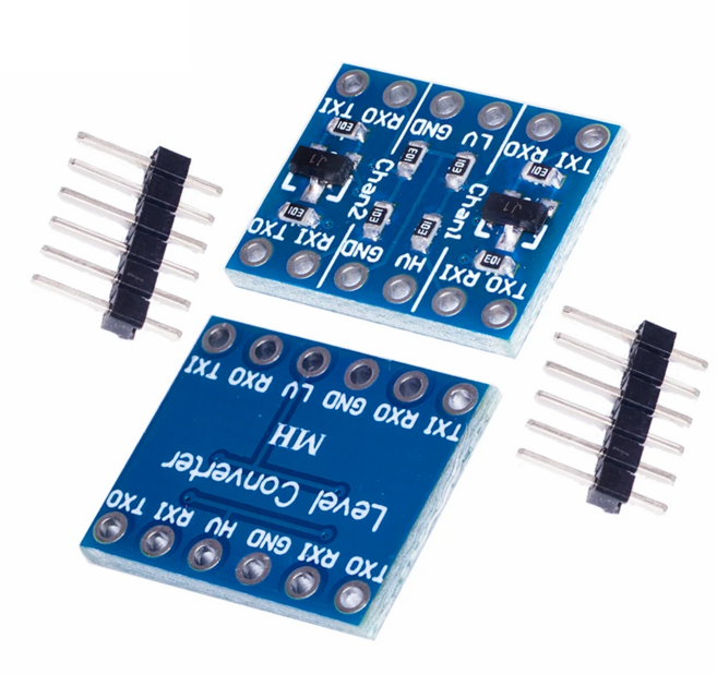 S058_B타입 양방향 2채널 IIC I2C Logic Level Converter Module 5V to 3.3V, 1개