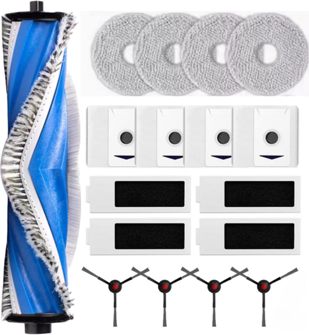 비브랜드 호환 에코백스 t30s pro 소모품, 1개, 17pcs