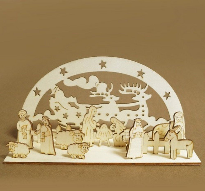 입체성탄정원DIY(B) (100개 묶음) dba+6408IV