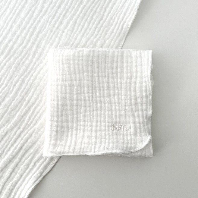 맘스포유 M4U 3중 요루 거즈 손수건 스카프 43x43cm (대) 8컬러