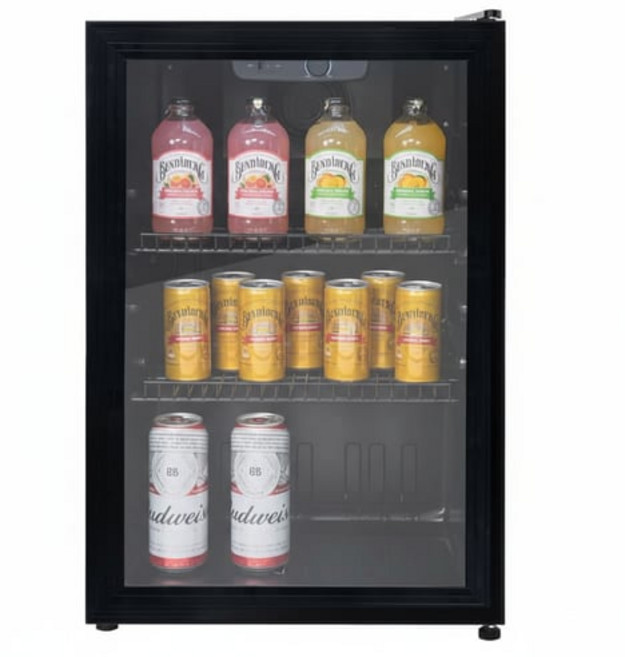 쿠잉전자 쇼케이스 미니 냉장고 70L 방문설치, RS S71BK/소형(국내무료배송)