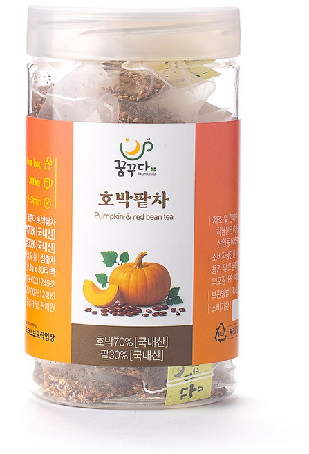 꿈꾸다 호박팥차, 1개, 30개입, 1.2g