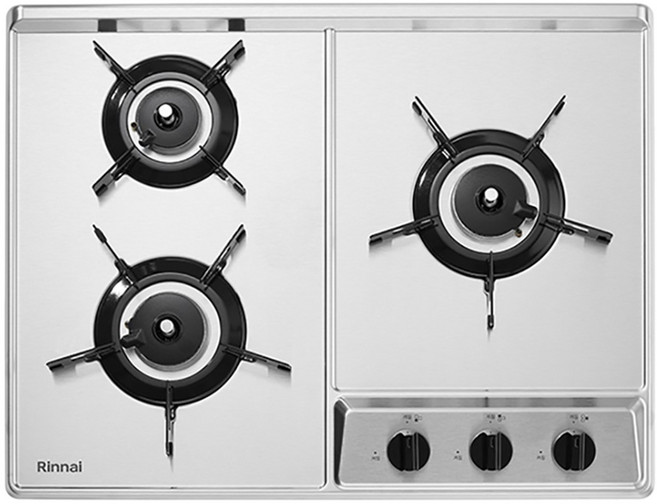 린나이 빌트인 가스레인지 3구 타공사이즈 560x430, LPG, RBR-NS301DIJ