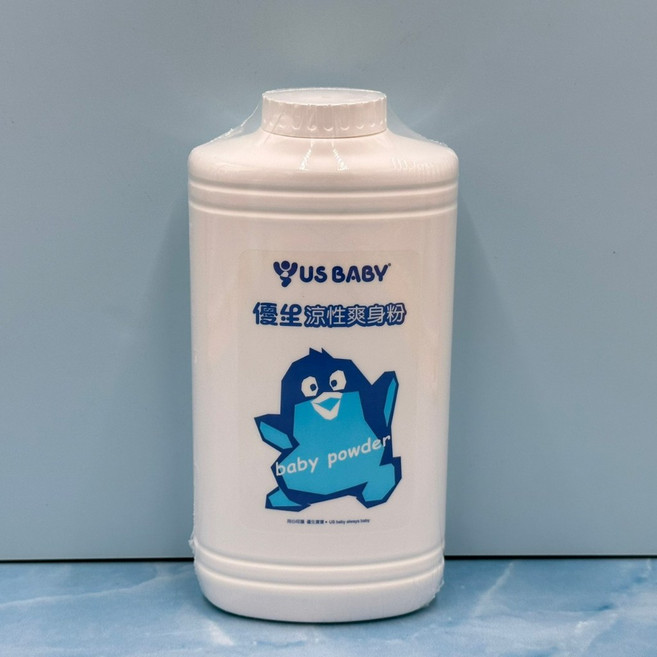 優生 US baby 爽身粉 300G 綠茶香氛涼性, 1個, 優生 涼性