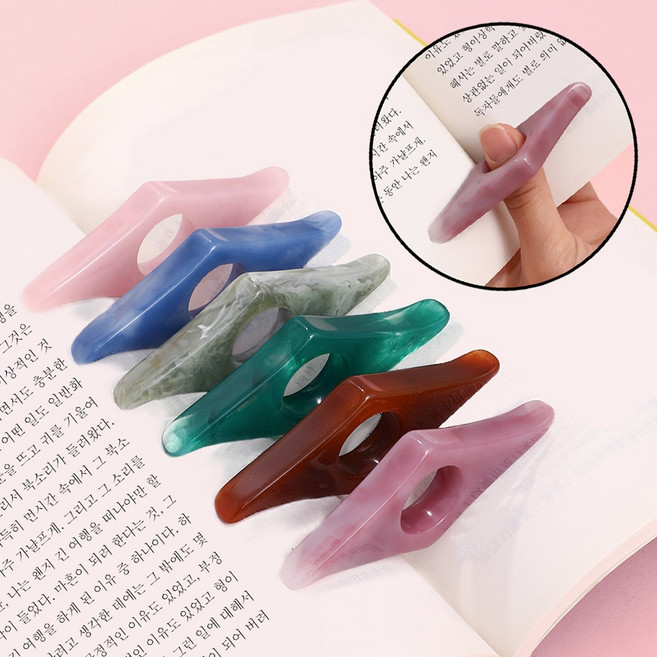 독서링 북홀더링 북링 독서템 책 고정 집게 용품 공시생 수험생 선물 책링 북마크 굿즈, 1개, 퍼플