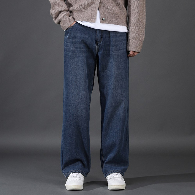 후앙스 겨울 방한 기모본딩 와이드 데님 청바지 GZCP-5202