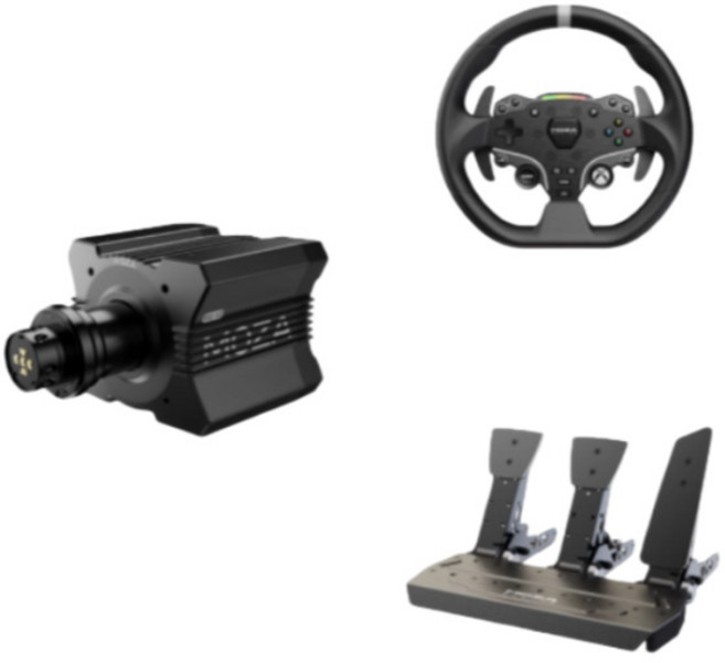MOZA R12 V2 레이싱 게임 시뮬레이터 베이스+Xbox/PC용 ESX휠 핸들, R12 V2 베이스