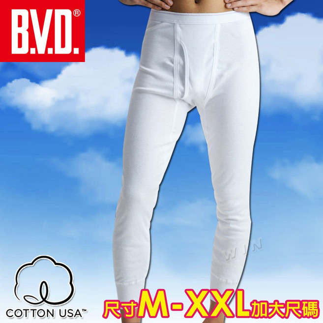 B.V.D. 男性厚款純棉衛生褲 M-XXL, 1個, M, M