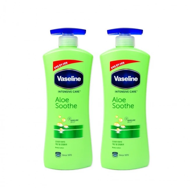 바세린 인텐시브케어 알로에수드로션(600ml)-2개 보습로션 바디로션 알로에로션, 1개 - 쿠팡