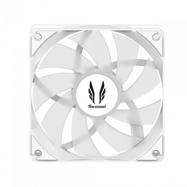 쓰리알시스템 ARGB 케이스쿨러, PH-12025, WHITE, 1개