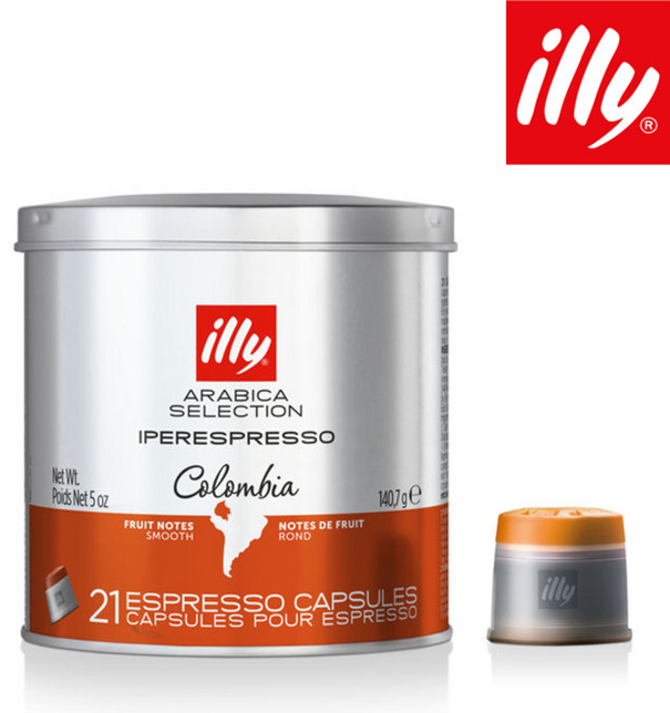 일리 아라비카 셀렉션 콜롬비아 캡슐커피, 6.7g, 21개입, 1개