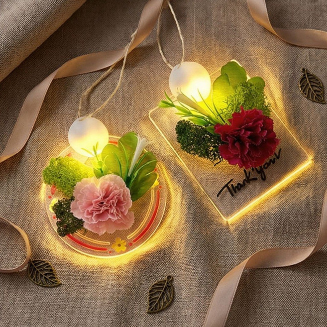 카네이션 모스 행잉 무드등 만들기 키트