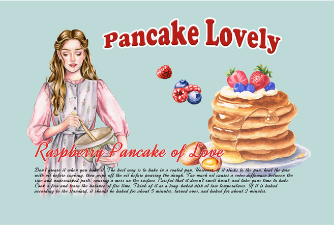 주방아트보드 러블리팬케이크 민트 주방 타일 강화유리 기름튐방지 기름때제거, 1개