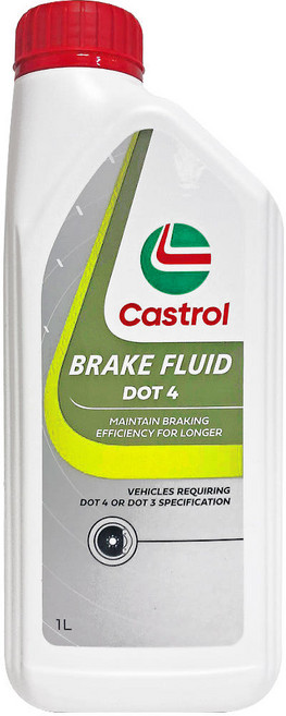 캐스트롤 도트4 브레이크 오일 1L Castrol DOT4 Brake 브레이크액, 1개, 캐스트롤 브레이크액 1L