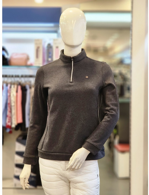 BTR골프 BRT6740WCHA #3 비티알 여성 겨울 티셔츠 이월 초특가!! 신축성이 좋아서 편하게 착용가능한 융안감 기모저지 집업 스판티셔츠