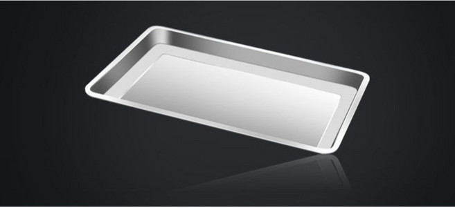 철제 대형 쟁반 스테인레스 음식점 사각 식당 용품 50cm, 50x35 깊은 판 × 1개, 1개