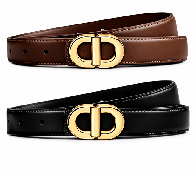 엠아이피 1+1 여성 벨트 소가죽 청바지 패션