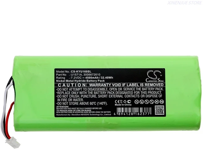 조사 테스트 배터리 키사이트 U1600 U1602B U1602A 용 3006672610 7.2V 4500mAh U1571A, 01 4500mAh Battery, 01 China Mainland