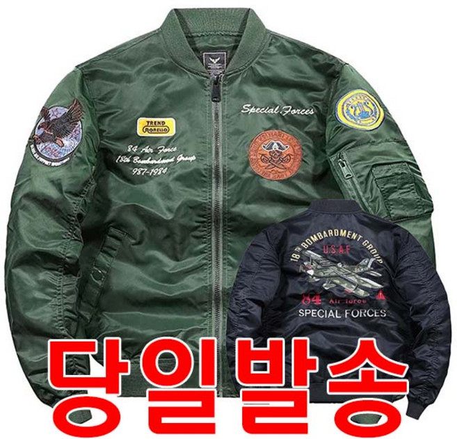 샤필 에어포스 가을 겨울 항공점퍼 용 호랑이 잉어 남자 여 자수 점퍼 일본 스카쟌 남성 항공점퍼 누빔 가을 블루종 바람막이