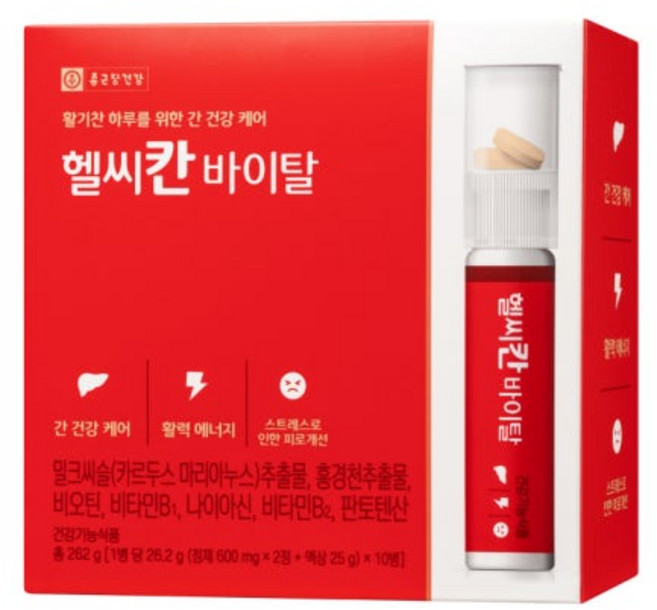 종근당건강 헬씨칸 바이탈, 10회분, 1개