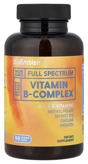BioEmblem 비타민B-복합체 베지 캡슐 90정 BIM-82009, 1개 - 쿠팡