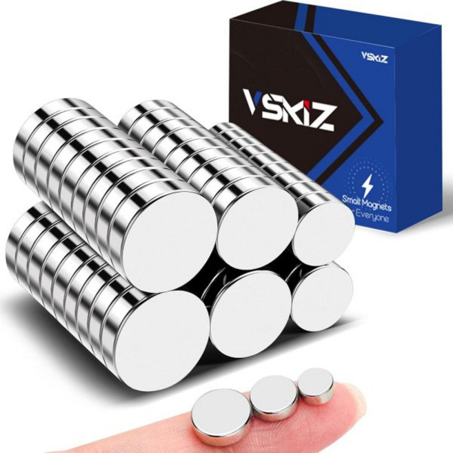 VSKIZ 356PCS 소형 자석 드라이 이레이즈 보드 공예품 DIY 주방용 6가지 크기의 희토류 자석 미니, MIX, 60