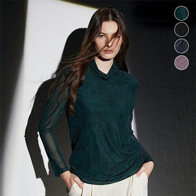 홈쇼핑 23FW 뉴 튤 스카프 시스루 어텀 블라우스 4종 택1