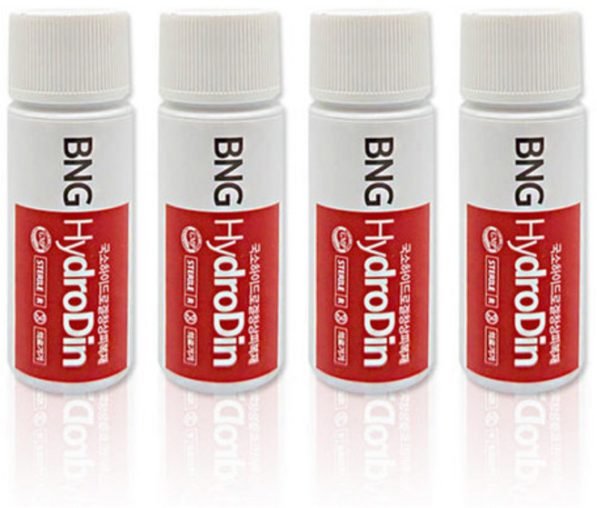BNG 하이드로딘 포비돈 빨간약 욕창 국소 하이드로겔 창상피복재, 4개, 16ml