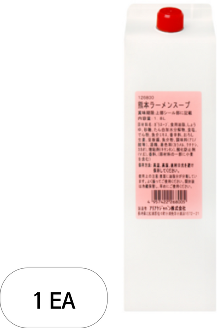 아리아케 쿠마모토 라면스프, 1.8L, 1개
