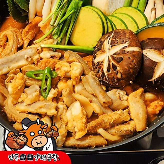 안동한우양반곱창 [안동한우양반곱창] 한우곱창200gX1팩/한우곱창전골500gX1팩 2종세트, 없음, 1개