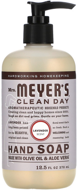 Mrs. Meyers Clean Day 핸드 솝 라벤더 향 370ml(12.5fl oz) 3팩, 370ml