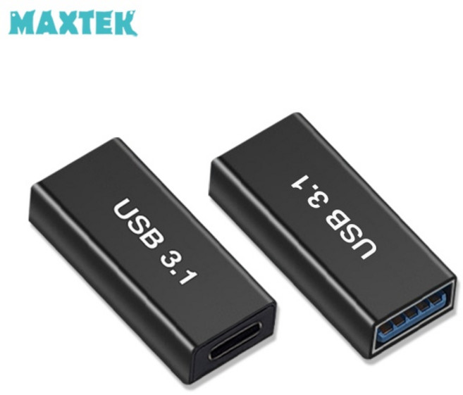 (MAXTEK) (CF-AF) Type-C 3.1 to USB-A 3.0 F/F 변환젠더 (MT208), 1개