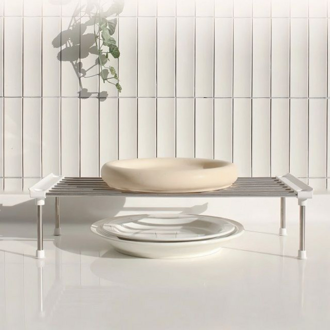 적층가능한 주방정리 선반-1단 싱크대하부장 ksm47485cD