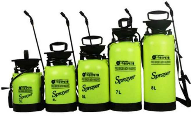 동양테크툴 압축식 분무기(용량3 4 5 7 8리터), 8리터, 1개