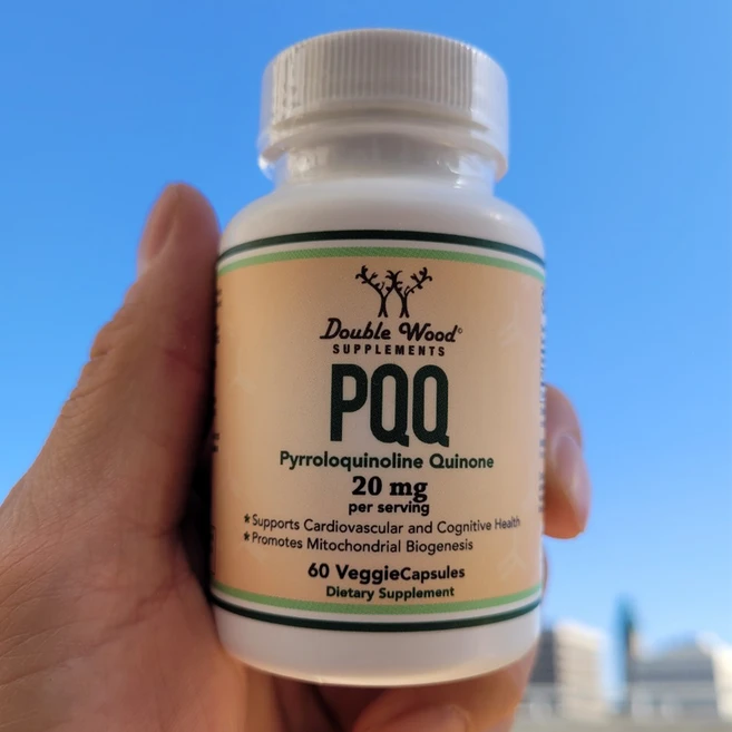 Double Wood PQQ 더블우드 피롤로퀴놀린 퀴논 20mg 60캡슐, 1개, 60정 - 쿠팡