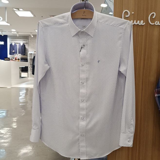 피에르가르뎅 셔츠 모달 필라필 다이아 프린트