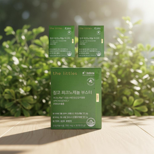 더리틀스 징코 피크노제놀부스터 1박스 1개월분, 30정, 3개