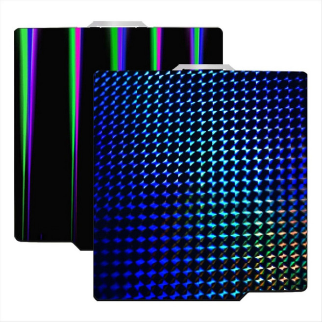 Bambu Lab A1/X1C/X1/P1S 3D 프린터 용 H1H 빌드 플레이트 257x257mm 양면 스프링 플레이트 (Light Beam +Phantom), H1H(Light Beam H1H+Phantom)_La, 1개, 그림처럼