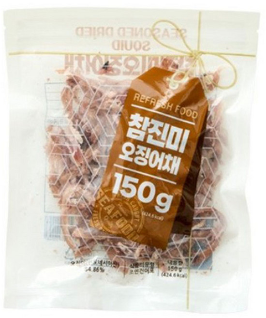 [우물우물] 참진미 오징어채, 1개, 150g