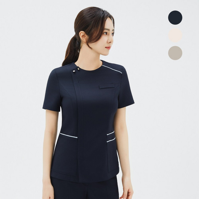 [더유니폼랩] 병원복 수술복 원무과 간호사 병원 유니폼 메디컬 상의 NS-157 NS-158 NS-159