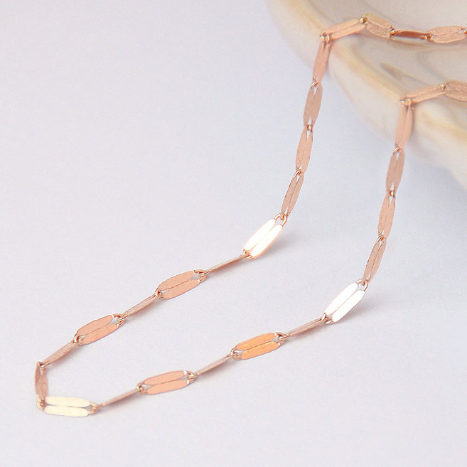 주리에떼 14k/18k 데일리 여자 글램 체인 목걸이