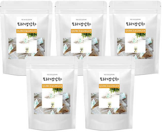 모과생강차 50티백 삼각티백 숲으로허브, 1g, 50개입, 5개