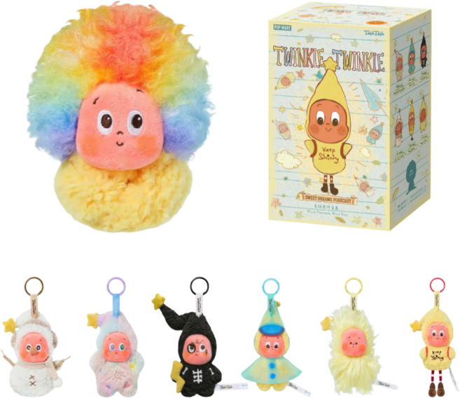 (국내배송) POPMART 팝마트 작은별 달콤한 꿈속 일기예보 시리즈 미개봉 랜덤박스, 6개