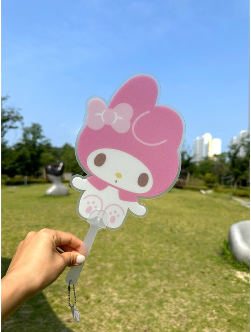 호두네잡화점 마이멜로디 정품 손부채, 1세트, 혼합