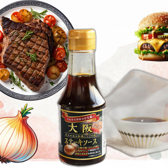 다이쇼 오사카 스테이크 소스, 180g, 2개