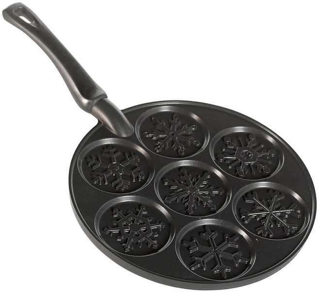 Nordic Ware 노르딕 웨어 스노우플레이크 팬케익 팬, 눈송이 팬케이크