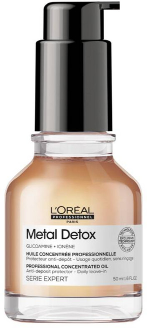 L'Oréal Professionnel 로레알 프로페셔널 메탈 디톡스 헤어 오일, 1.7 oz / 50 ml, 1개, 50ml