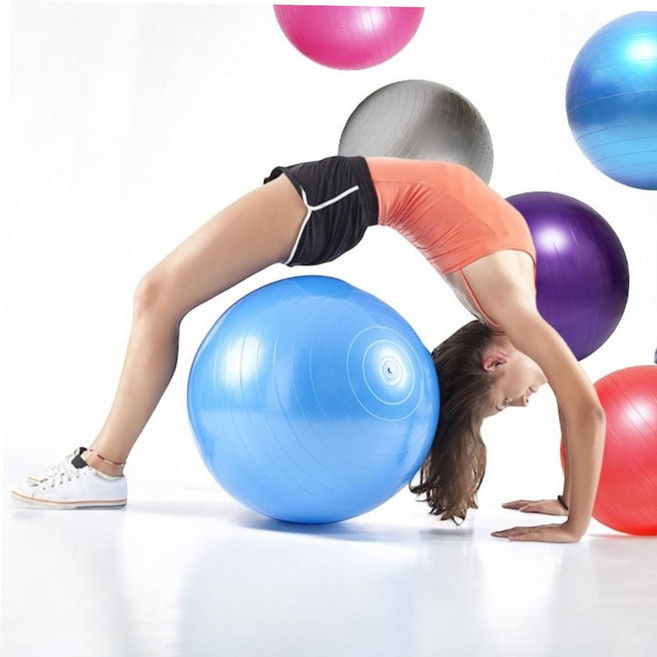 필라테스 볼 요가 피트니스 짐볼 운동 볼 다이어트 65cm 스트레칭 어린이 안정화 헬스 전신 재활 활동 신체, 레드